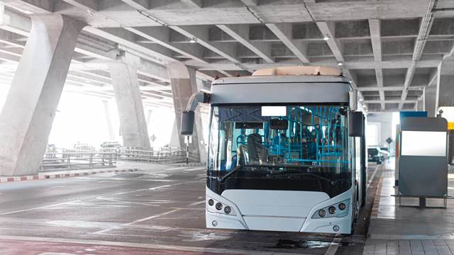 Inductive charging for bus transportation within airports.