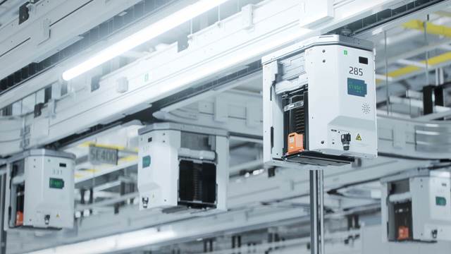 Contactless power supply for ASRS, conveyors,cross belt sorters and EMS