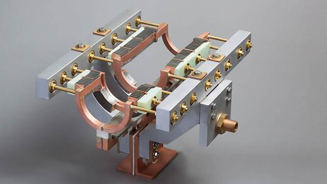 Machined induction heating coil for hardening